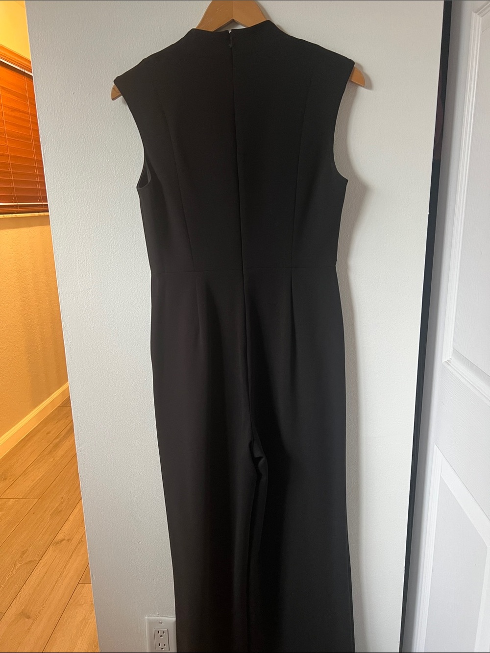 Calvin Klein Jumpsuit - Black V-Neck zipper back - Picture 6 of 8